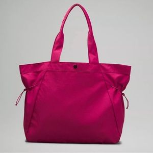 NWOT Lululemon Side-Cinch Shopper Bag 18L - Pomegranate